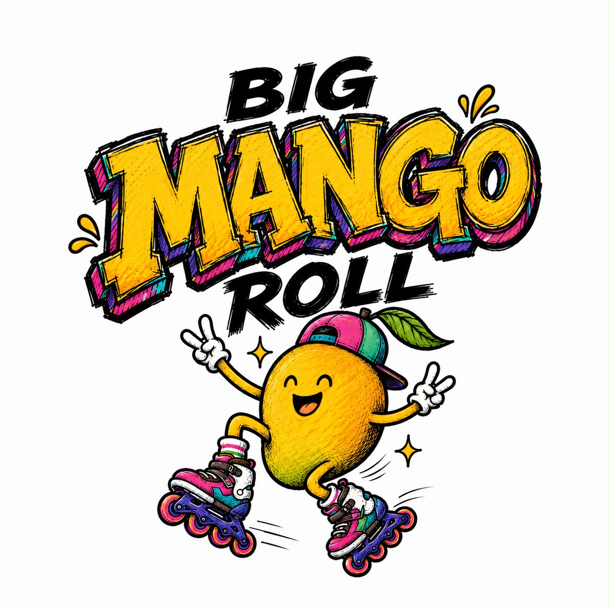 Big Mango Roll mascot